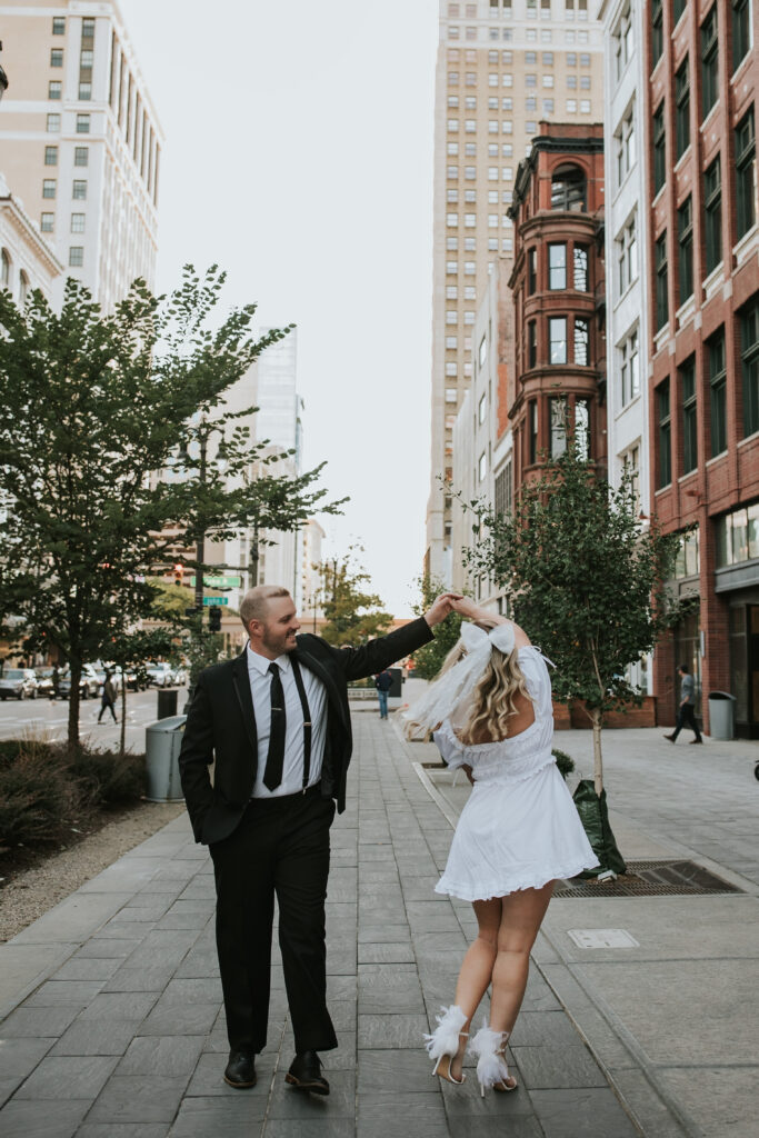 Detroit Engagement Session Date Night | Shauna Wear Photography