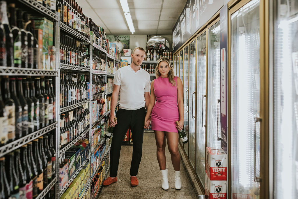Detroit Convenience Store Engagement | Shauna Wear Photography
