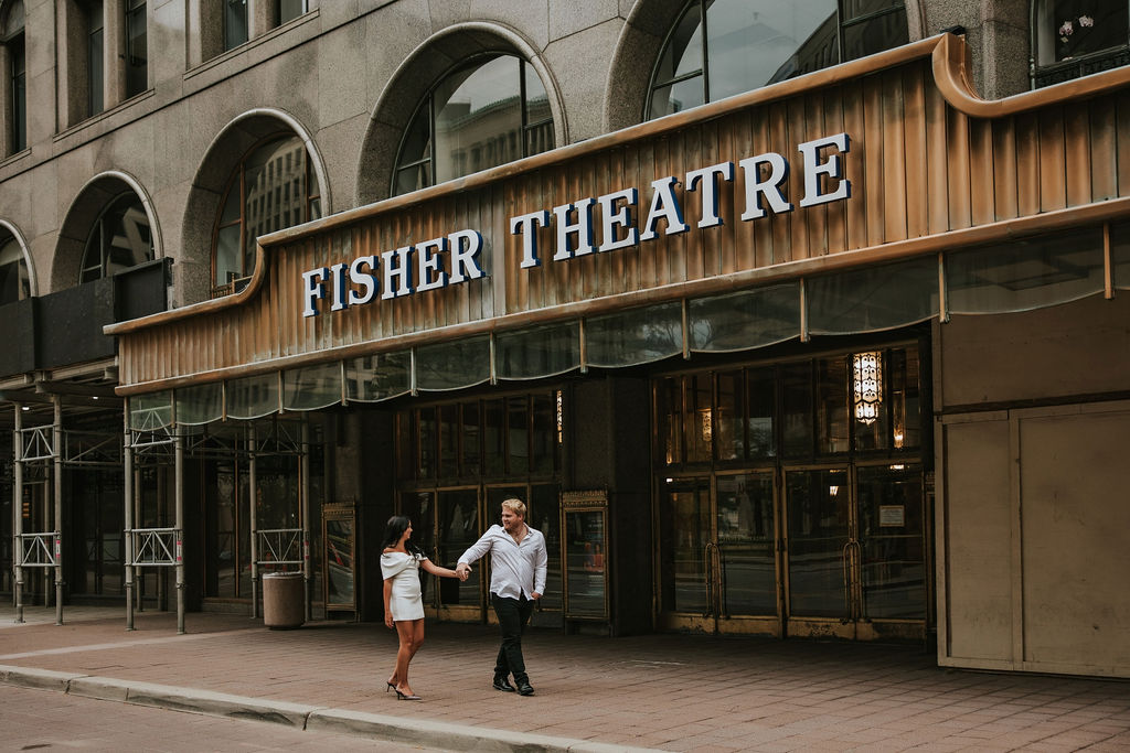 Fisher Building Detroit Engagement | Shauna Wear Photography