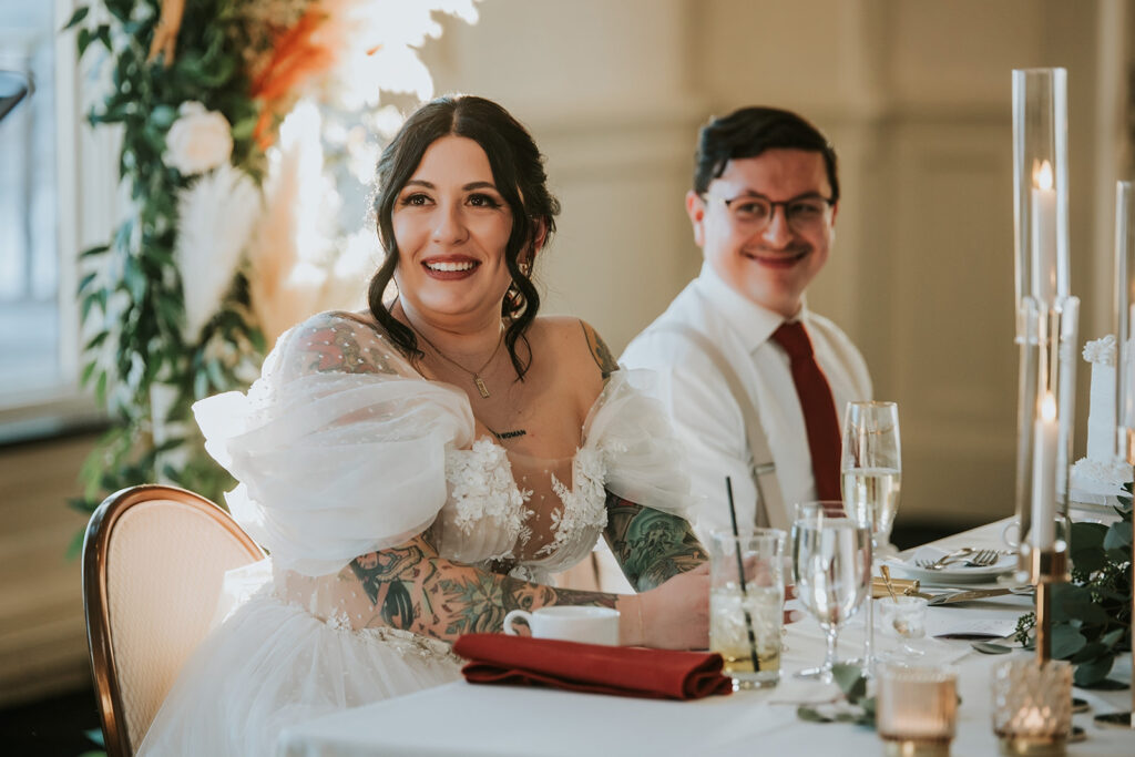 Midland Country Club wedding reception toasts | Shauna Wear Photography