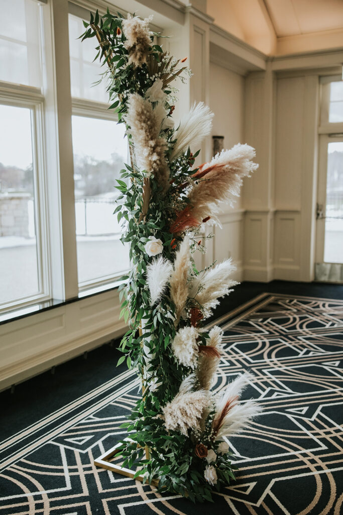 Midland Country Club wedding ceremony space | Shauna Wear Photography