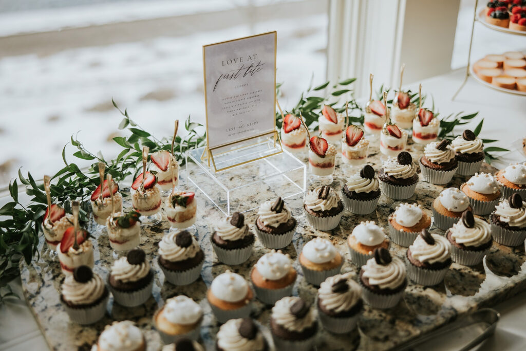 Midland Country Club wedding dessert table | Shauna Wear Photography
