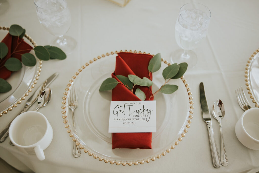 Midland Country Club wedding reception details | Shauna Wear Photography