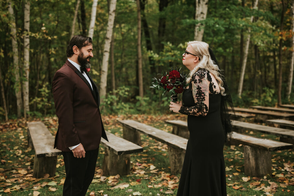 Halloween Wedding at Odin's Owl | Shauna Wear Photography