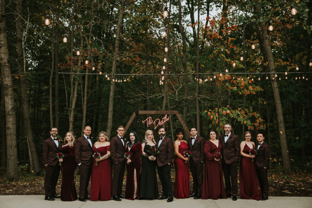 Halloween Wedding at Odin's Owl | Shauna Wear Photography