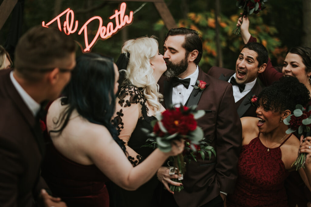 Halloween Wedding at Odin's Owl | Shauna Wear Photography