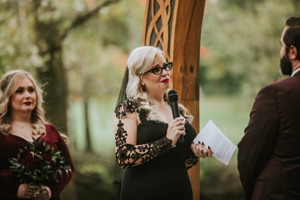 Halloween Wedding at Odin's Owl | Shauna Wear Photography