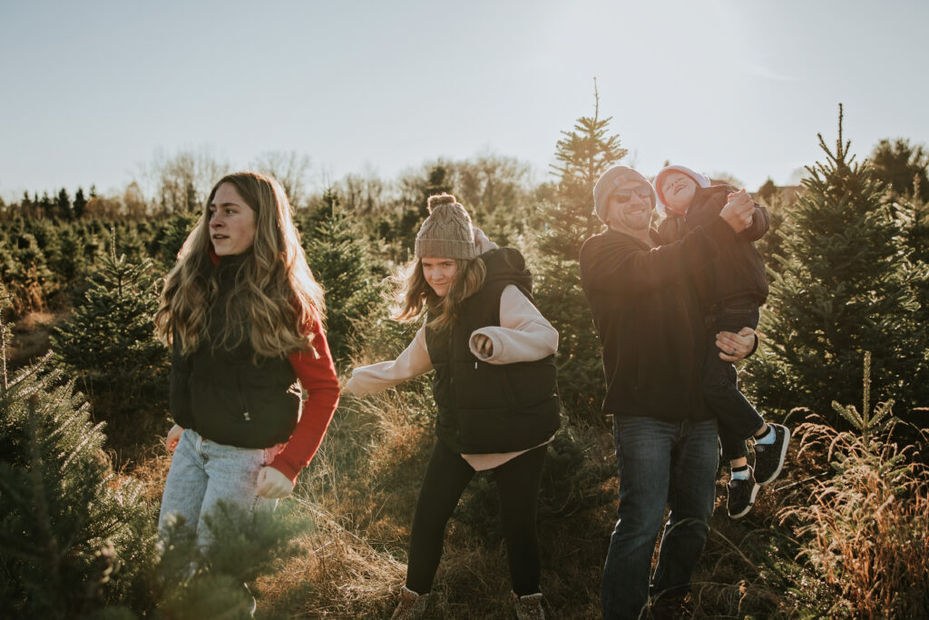 Candy Cane Christmas Tree Farm | Shauna Wear Photography