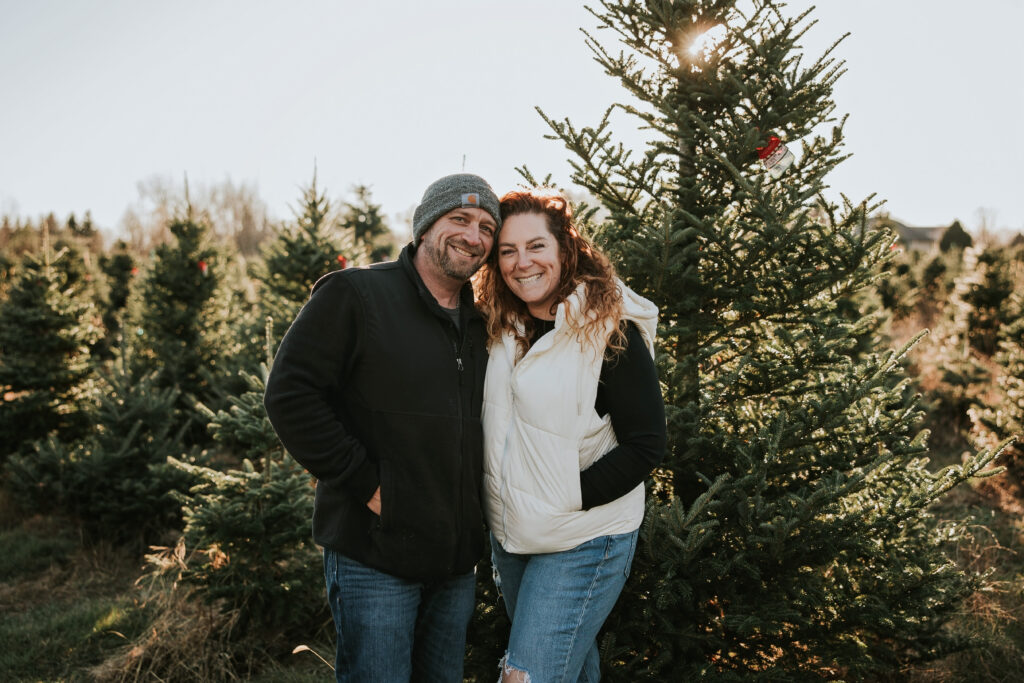 Candy Cane Christmas Tree Farm | Shauna Wear Photography