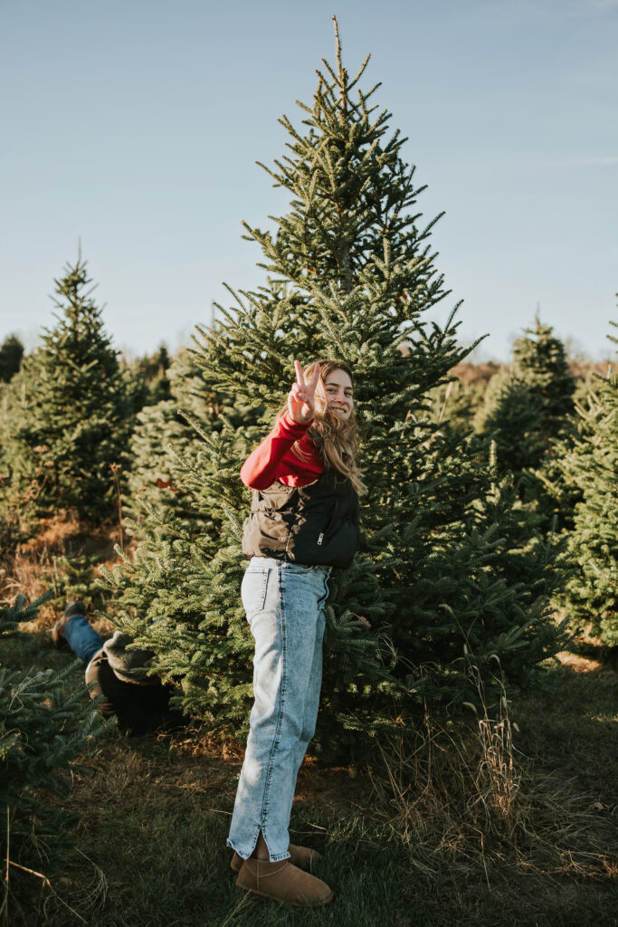 Candy Cane Christmas Tree Farm | Shauna Wear Photography