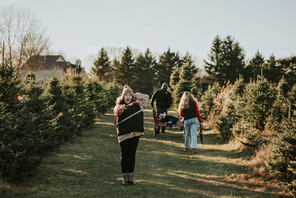 Candy Cane Christmas Tree Farm | Shauna Wear Photography