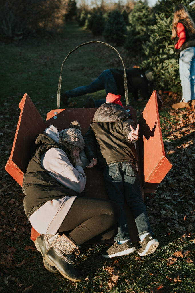 Candy Cane Christmas Tree Farm | Shauna Wear Photography