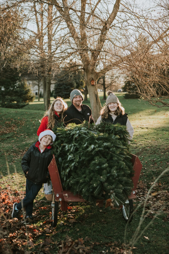 Candy Cane Christmas Tree Farm | Shauna Wear Photography