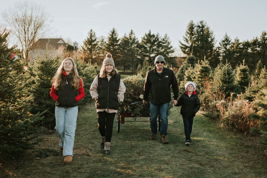 Candy Cane Christmas Tree Farm | Shauna Wear Photography