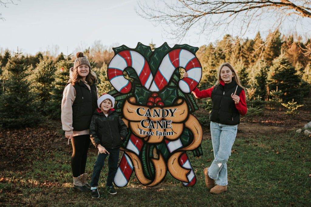 Candy Cane Christmas Tree Farm | Shauna Wear Photography