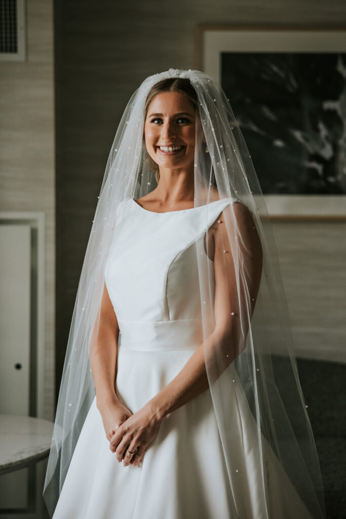 Bridal portrait at the Westin Book Cadillac