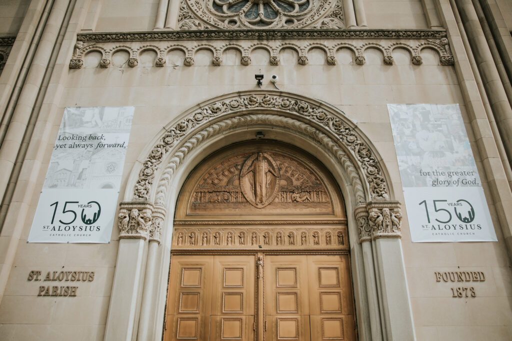 St. Aloysius Church Detroit wedding